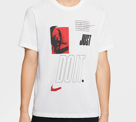 Nike DRI-FIT JDI Printing Short Sleeve White CZ1242-100