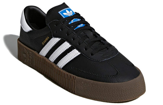 (WMNS) adidas Sambarose 'Core Black' B28156 Skate Shoes  -  KICKS CREW