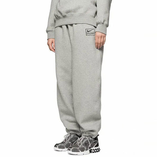 Nike x Stussy Washed Sweatpants 'Grey' DJ9491-063 - KICKS CREW