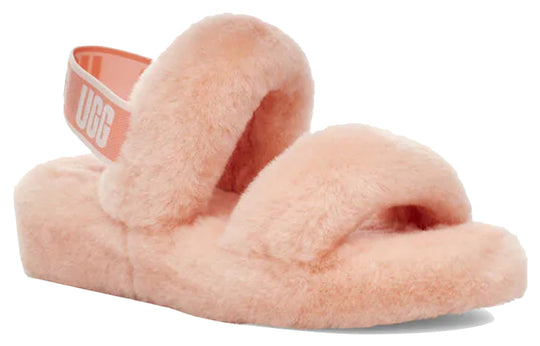 (WMNS) UGG Oh Yeah Thick Sole Sandals Pink 1107953-BYPN