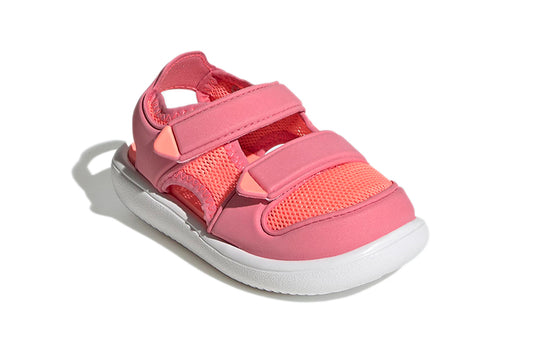 (TD) adidas Comfort Casual Sports Sandals Pink GZ1308
