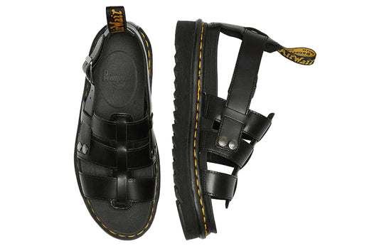 Dr. Martens Terry Leather Black Sandals 23521001
