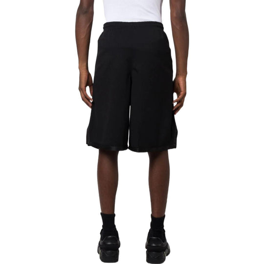 Men's Off-White Twill Printing Pants Waist Straight Shorts Black OMCB076C99FAB00110101010
