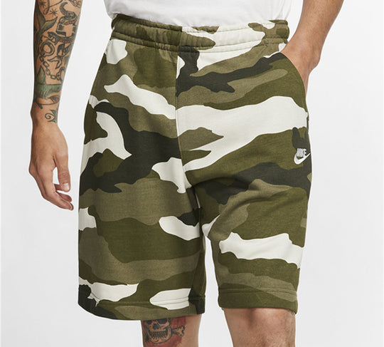 Nike Sportswear Club french terry Camouflage Shorts Camouflage BV2839 ...