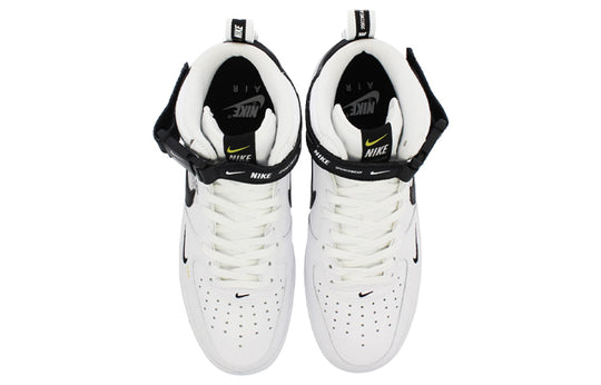 Nike Boy's Air Force 1 Lv8 Utility (Big Kid) Black/White/Black/Tour Yellow  4 Big Kid M : Clothing, Shoes & Jewelry 