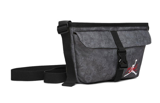 Men's Air Jordan Portable Large Capacity Messenger Bag Shoulder Bag Black DV5312-011