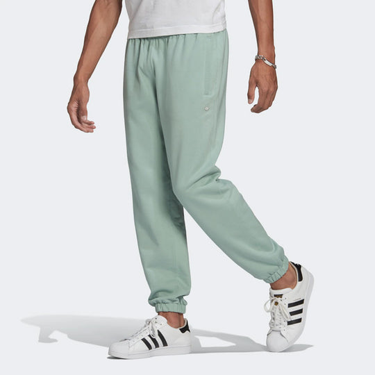 adidas originals Casual Loose Bundle Feet Elastic Waistband Sports Pants Green GN3368