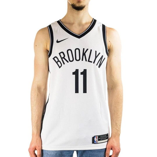Nike NBA SW Fan Edition Brooklyn Nets Kyrie Irving 11 Basketball Sports  Jersey White CW3584-105