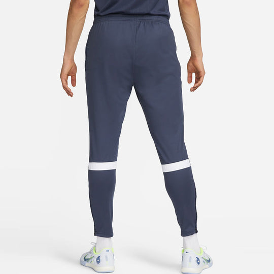Nike Colorblock Running Training Soccer/Football Sports Pants Blue CW6 ...