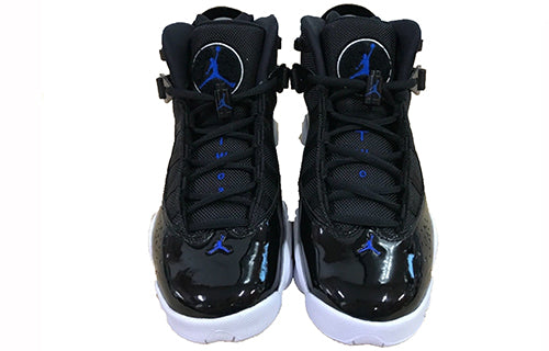 (GS) Air Jordan 6 Rings 'Black Blue' 323419-016
