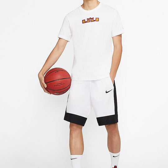 Nike Dri-Fit Lebron Logo Basketball Men White CD1319-100