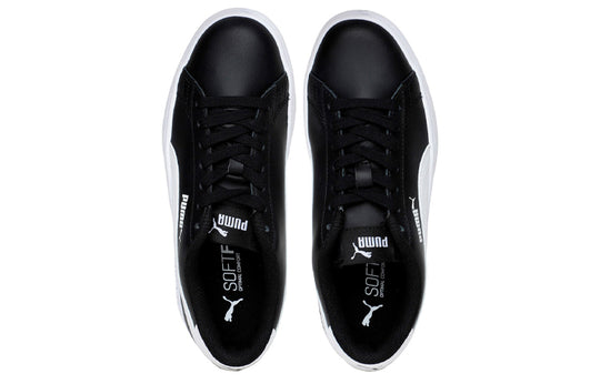 PUMA Smash V2 K Shoes White/Black 365170-03 - KICKS CREW