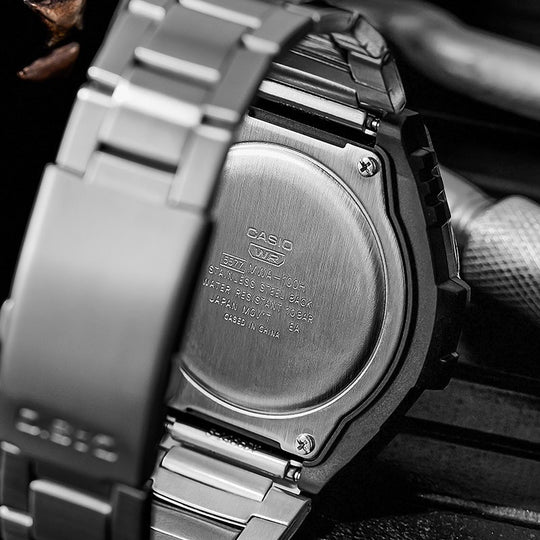 Casio Illuminator Analog Watch 'Silver Black' MWA100HD-1AV