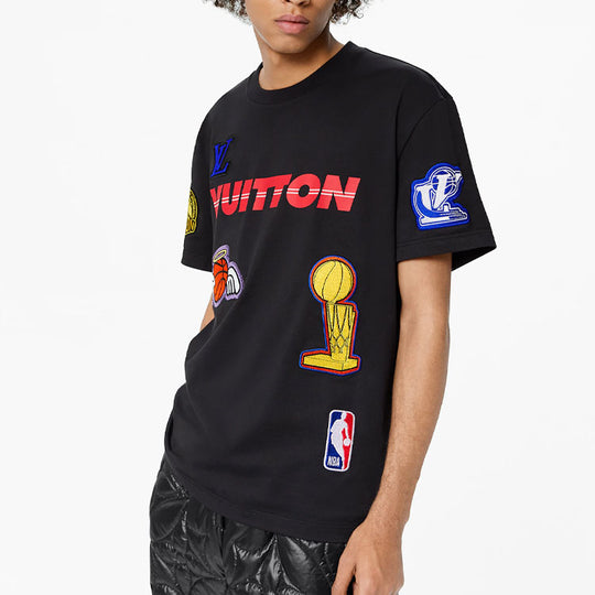 Louis Vuitton X NBA Basketball Short-Sleeved T-Shirt White for Men