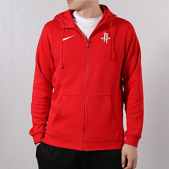 Men's Nike Casual Sports Hooded Jacket Red AQ2610-657