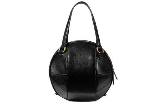 (WMNS) GUCCI Unisex Leather Enamel Logo Handbag Black 536110-0PL0T-1000 Handbag  -  KICKS CREW