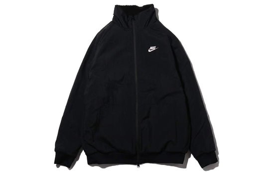 Nike Big Swoosh Polar Fleece Jacket 'Black Pink' BQ6546-016 - KICKS CREW