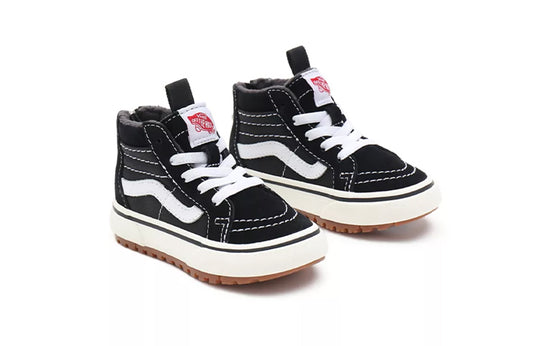 Vans Toddler SK8-HI Zip Mte-1 Sneakers Black/White TD VN0A5HZ36BT