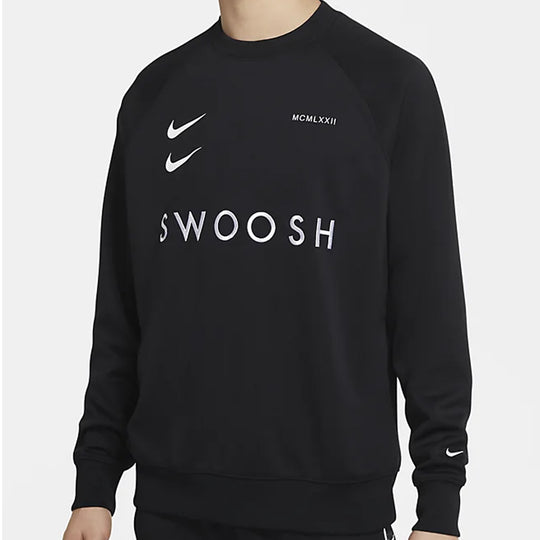 Nike Sportswear Swoosh Sweatshirt For Men Black CJ4841-010