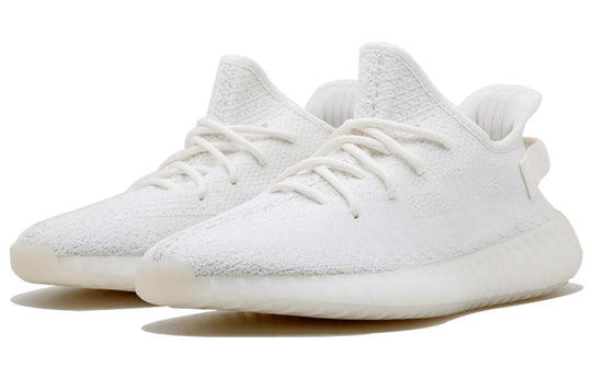 White Yeezy Boost 350 Supreme running shoes for men