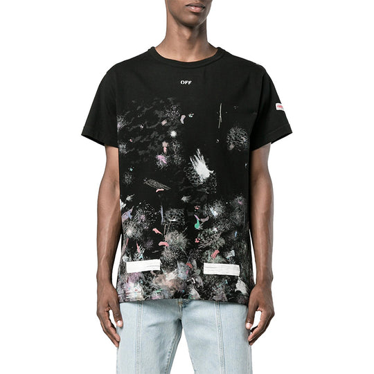 Off-White Seeing Things Washed T-Shirt 'Black' OMAA002G20JER0089901 ...