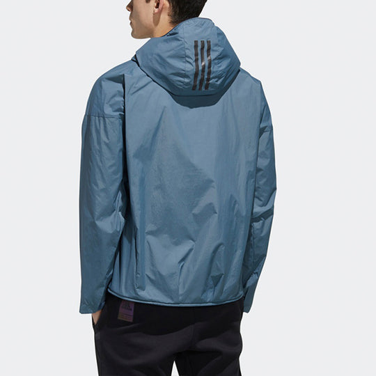 adidas Sports Woven Pullover Jacket Blue FM5410 - KICKS CREW