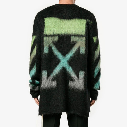 Off-White Gradient Alphabet Printing Loose Fit Blue Green OMHA036F176500041040