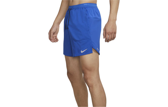 Men's Nike Logo Printing Solid Color Casual Shorts Game Sapphire DM4742-480
