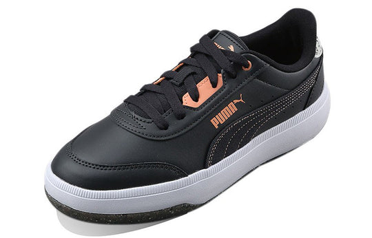 (WMNS) PUMA Tori Better Casual Cozy Low Tops Skateboarding Shoes Black 384932-02