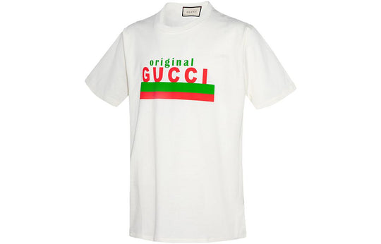 Gucci Original Print Oversize T-Shirt 'White' 616036-XJCOQ-9095