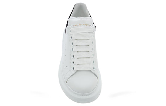 (WMNS) Alexander McQueen Oversized Sneaker 'White Black' 2019 553770WHGP7-9061 Shoes  -  KICKS CREW
