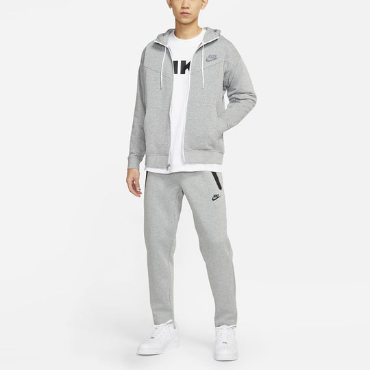 Nike Sportswear Casual Sports Alphabet Hooded Jacket Gray CW0305-063 ...