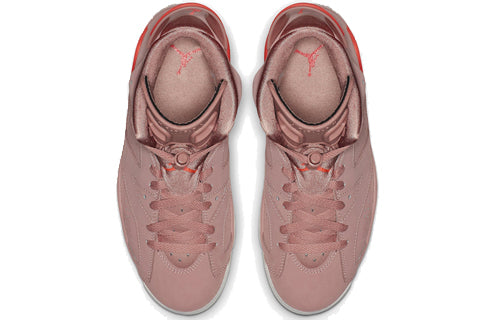 (WMNS) Aleali May x Air Jordan 6 Retro 'Millennial Pink' CI0550-600 Retro Basketball Shoes  -  KICKS CREW