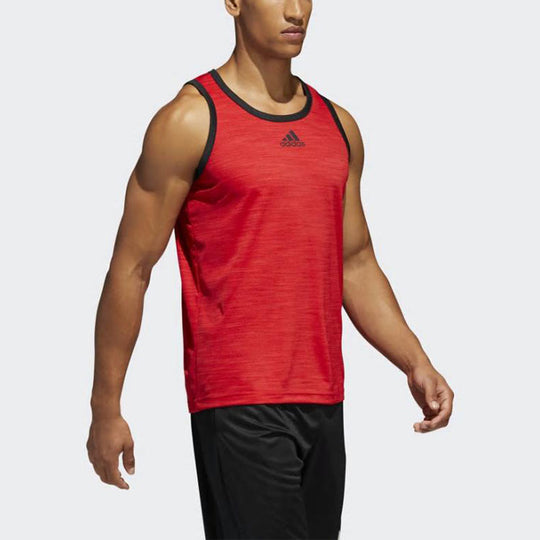Men's adidas Basketball Sports Red Vest AZ0802
