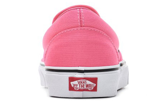 Vans Slip-on Minimalistic Cozy Low Tops Casual Skateboarding Shoes Pink VN0A33TBUR1