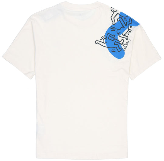 adidas x Keith Haring Crossover SS22 Cartoon Pattern Printing Round Neck Short Sleeve White HD7264