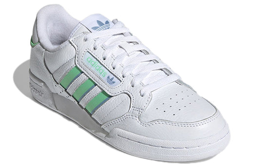 (WMNS) adidas Originals Continental 80 Stripes 'White Green' H06590