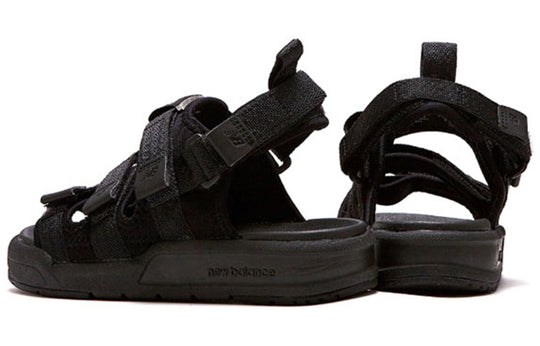 New Balance Velcro Unisex Black Sandals SD3205BBW