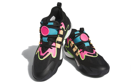 adidas BYW Select Basketball Shoes 'Black Orange Pink' IE9306