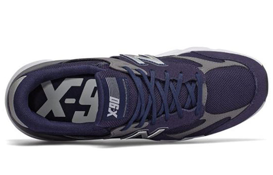New Balance X-90 Shoes Grey/Blue MSX90RCJ