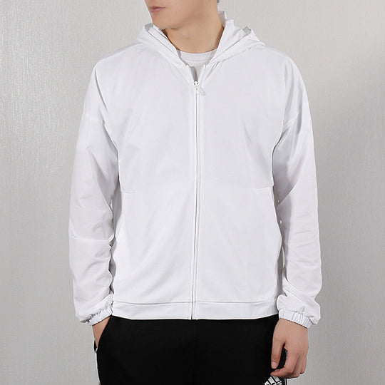 adidas M ID Mesh Full Zip Jacket 'White' DV1101