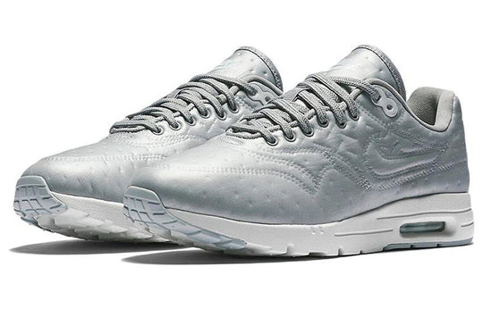 Nike Womens Air Max 1 Ultra PRM JCRD Metallic Silver 861656-002 Marathon Running Shoes/Sneakers - KICKSCREW