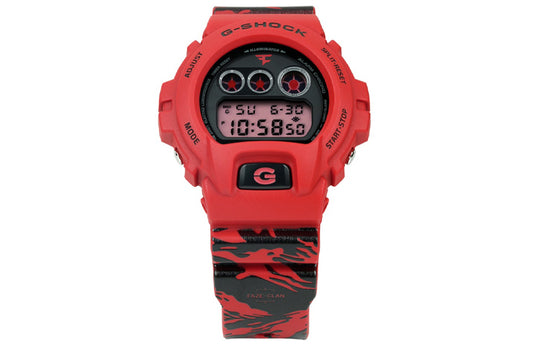 CASIO G-SHOCK X FaZe Clan Anniversary Watch DW-6900FAZE20-4CR Red Digital DW-6900FAZE20-4CR2021 Watches - KICKSCREW