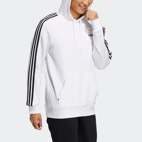 adidas neo Casual Sports hooded Side Stripe White H53023