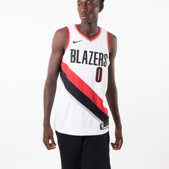 Adidas NBA Portland Trail Blazers Damian Lillard Swingman Jersey Mens Sz  Large