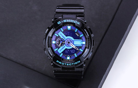 CASIO G-Shock Analog-Digital 'Black Blue' GA-110HC-1A