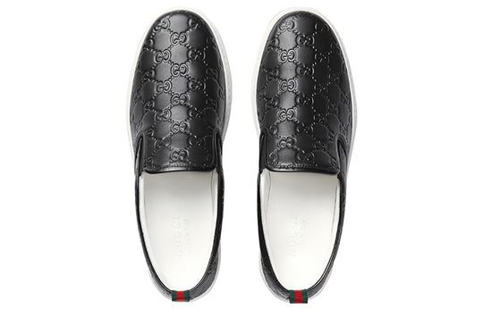 Gucci Signature Slip-On Sneaker | Black | Men's Size 6.5