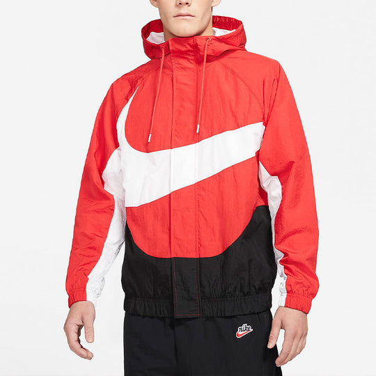 Men's Nike Sportswear Swoosh Contrasting Colors Large Logo Hooded