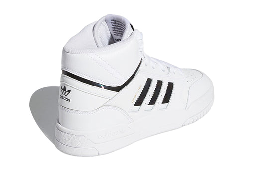 (GS) adidas originals Drop Step 'White Black' EF7157
