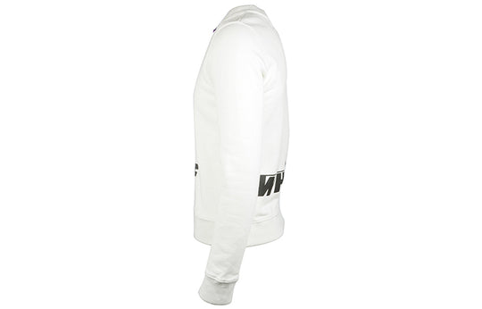 OFF-WHITE logo Printing Pullover Round Neck Version White OMBA025E18192003-210
